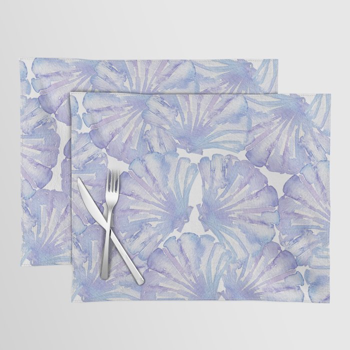 Shell Ya Later - Purple Seashell Pattern Placemat Gallery Image 1