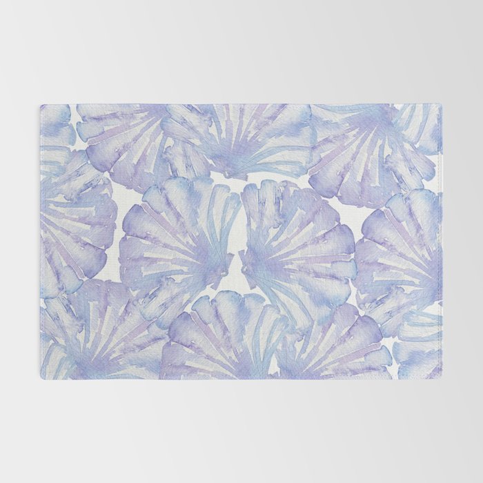 Shell Ya Later - Purple Seashell Pattern Rug Gallery Image 2