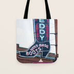 Leddy Boots Fort Worth Texas Stockyards Tote Bag Gallery Image 1