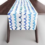 Watercolor Waves Table Runner Gallery Image 1
