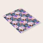Dark landscape dolphins in the roses Notebook Gallery Image 2