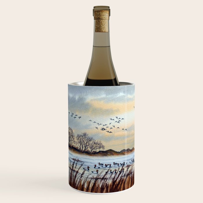 Duck Hunting Season Begins For The Canvasback Wine Chiller Gallery Image 2