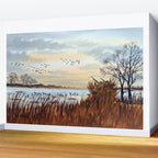 Duck Hunting Season Begins For The Canvasback Wall Mural Gallery Image 2