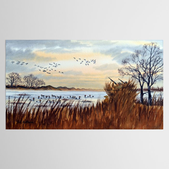 Duck Hunting Season Begins For The Canvasback Tablecloth Gallery Image 2