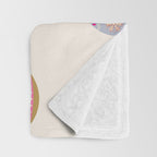 Retro Colorful Christmas Baubles Throw Blanket Gallery Image 3