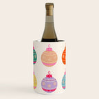 Retro Colorful Christmas Baubles Wine Chiller Gallery Image 1