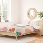 Retro Colorful Christmas Baubles Duvet Cover Gallery Image 2