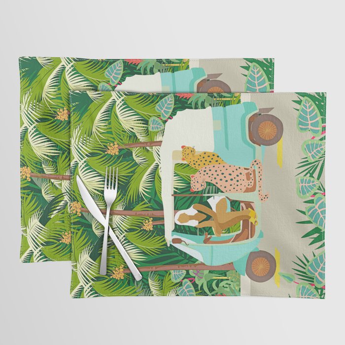 Rikshaw ride with Javan leopards in Bali | Tropical Nature Jungle Bohemian Wildlife Travel Placemat Gallery Image 1