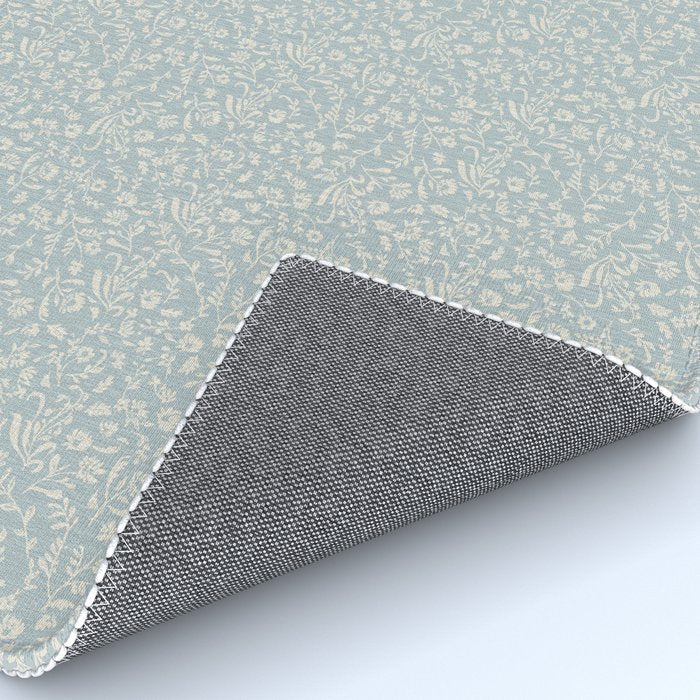 Ditsy Toile Floral - Aquamarine Rug Gallery Image 4