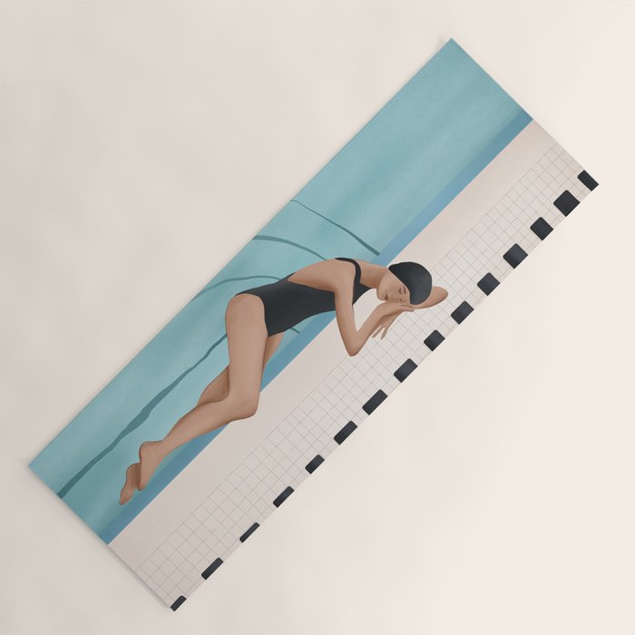 Relaxation by the Pool Yoga Mat Gallery Image 1