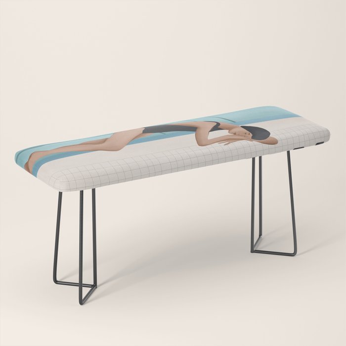 Relaxation by the Pool Bench Gallery Image 1