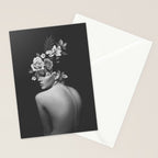 Night Garden Black and White Stationery Card Gallery Image 2