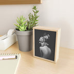 Night Garden Black and White Mini Art Print Gallery Image 2