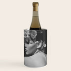Night Garden Black and White Wine Chiller Gallery Image 1
