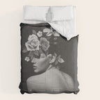 Night Garden Black and White Comforter Gallery Image 6