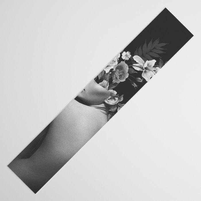 Night Garden Black and White Table Runner Gallery Image 3