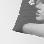 Night Garden Black and White Pillow Sham Gallery Image 4