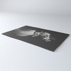 Night Garden Black and White Rug Gallery Image 3