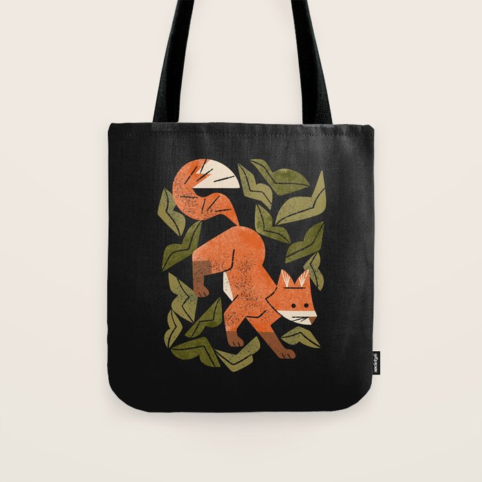 Fox In The Brush Tote Bag Gallery Image 1