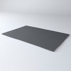 Cool Tone Grey Solid Color Rug Gallery Image 3