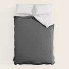 Cool Tone Grey Solid Color Comforter Gallery Image 6