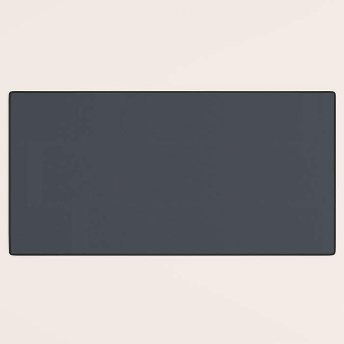 Cool Tone Grey Solid Color Desk Mat Gallery Image 3