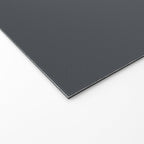Cool Tone Grey Solid Color Welcome Mat Gallery Image 2