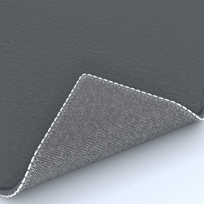 Cool Tone Grey Solid Color Rug Gallery Image 4