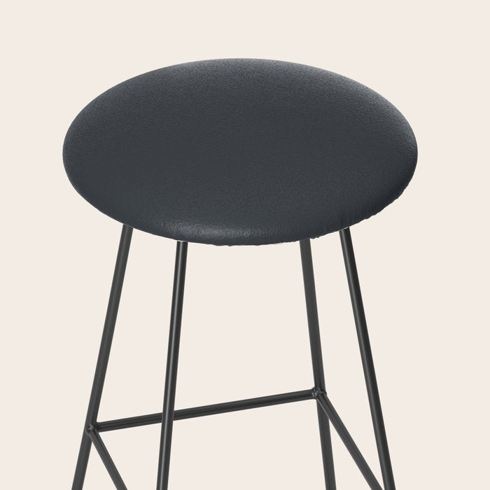 Cool Tone Grey Solid Color Stool Gallery Image 2