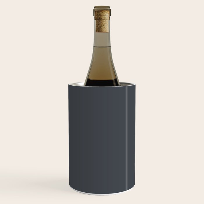 Cool Tone Grey Solid Color Wine Chiller Gallery Image 2