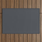 Cool Tone Grey Solid Color Outdoor Rug Gallery Image 1