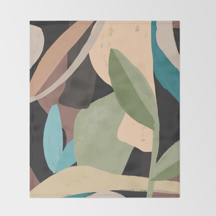 movement of nature 2 Throw Blanket Gallery Image 2