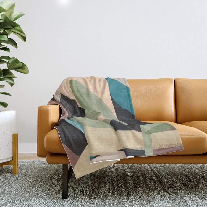 movement of nature 2 Throw Blanket Gallery Image 1