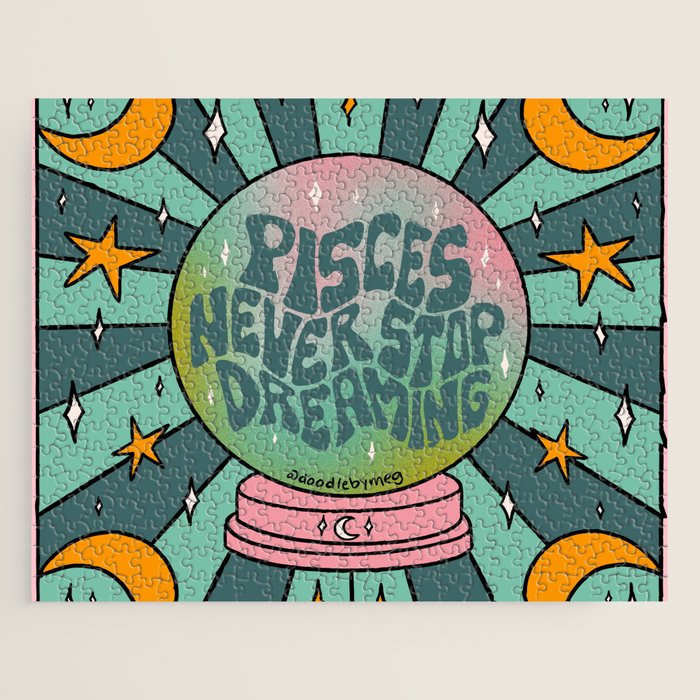 Pisces Crystal Ball Jigsaw Puzzle Gallery Image 1