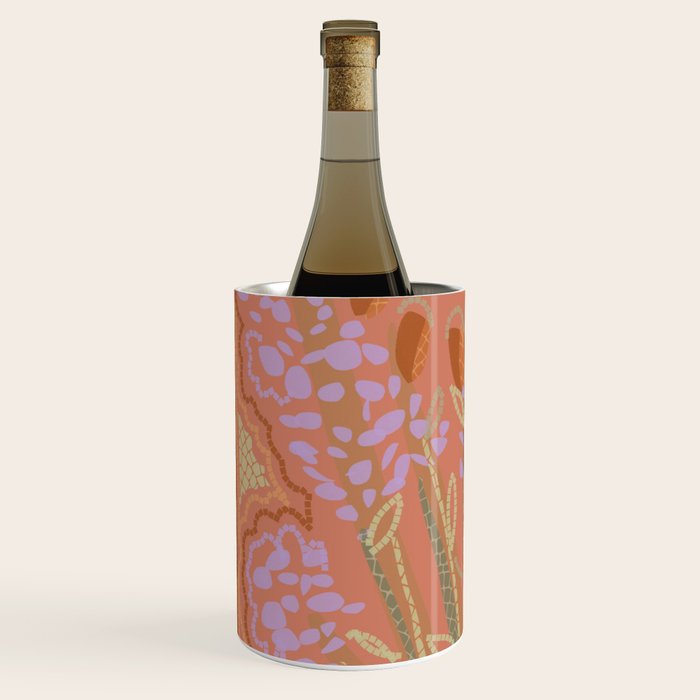 Fields of Burnt Sienna and Lavender Wine Chiller Gallery Image 2