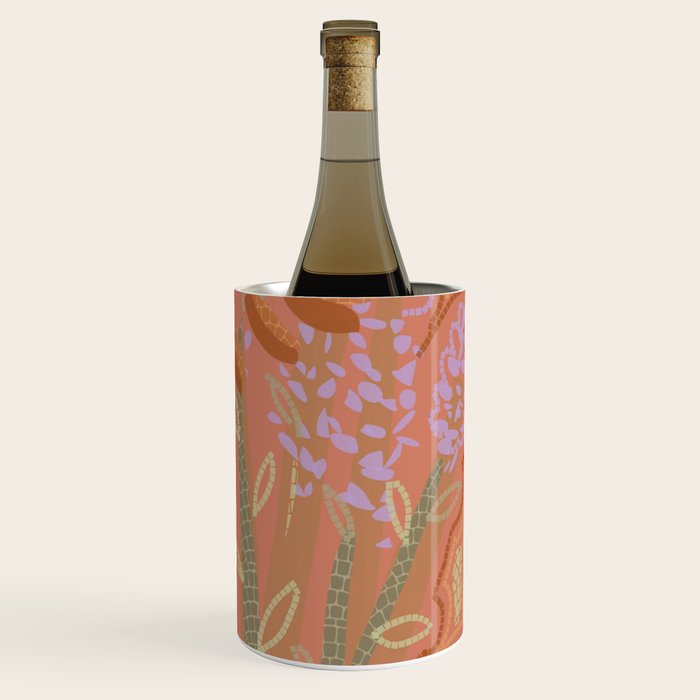 Fields of Burnt Sienna and Lavender Wine Chiller Gallery Image 3