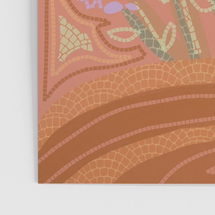 Fields of Burnt Sienna and Lavender Poster Gallery Image 3