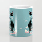 Vintage Kitty Love ©studioxtine Coffee Mug Gallery Image 4