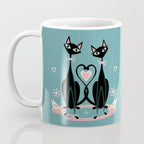 Vintage Kitty Love ©studioxtine Coffee Mug Gallery Image 3