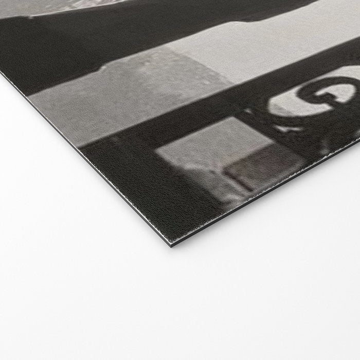1920 Woman at the Gate, Eiffel Tower black and white photography / jazz age black & white photograph Welcome Mat Gallery Image 2