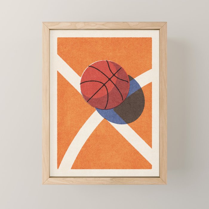 BALLS / Basketball - indoor II Mini Art Print Gallery Image 1
