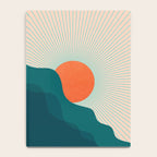 Abstraction_NEW_SUNLIGHT_MOUNTAINS_SHINE_POP_ART_M1209A Notebook Gallery Image 4