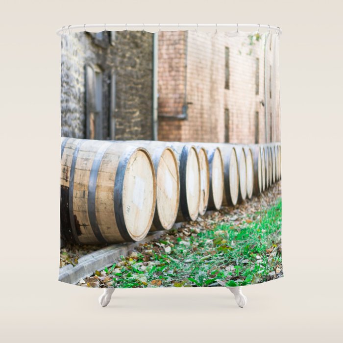 Bourbon Barrel Shower Curtain Gallery Image 1