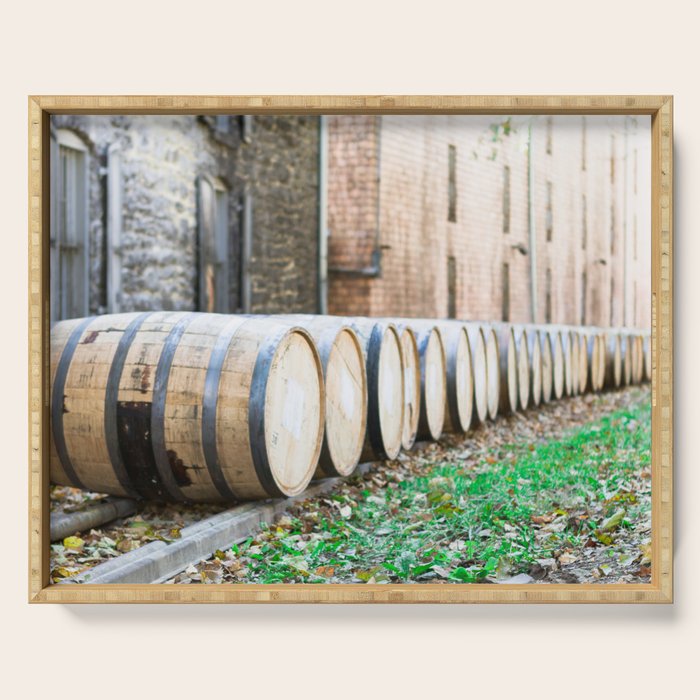 Bourbon Barrel Serving Tray Gallery Image 1