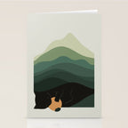 Cat Landscape 8B: Where does the Sun go? Stationery Card Gallery Image 2