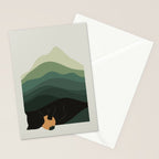 Cat Landscape 8B: Where does the Sun go? Stationery Card Gallery Image 2
