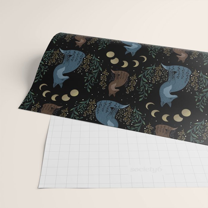Fox on the Hill Wrapping Paper Gallery Image 2