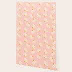 Oh! Daisy - Salmon  Wallpaper Gallery Image 2