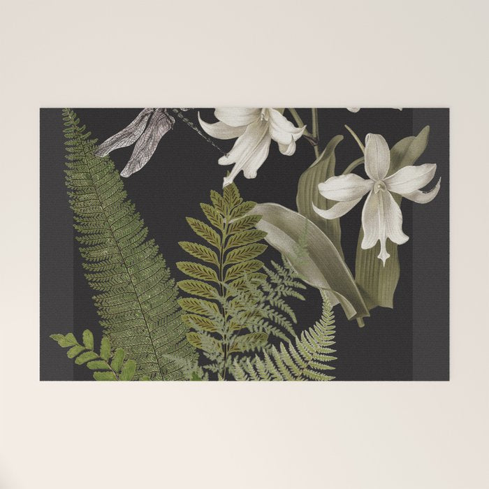 Night Garden 2 Welcome Mat Gallery Image 1