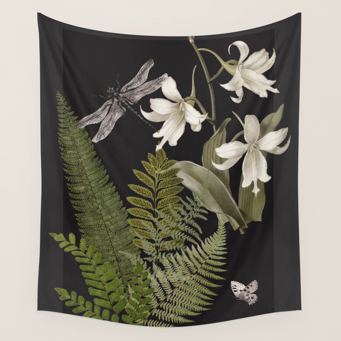 Night Garden 2 Wall Tapestry Gallery Image 1